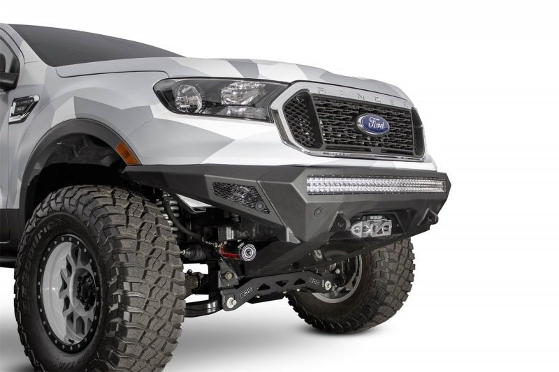 Addictive Desert Designs Stealth Fighter Front Bumper - 2019 - 2023 Ford Ranger Bumpers offroad accessory | Iron Ridge Offroad