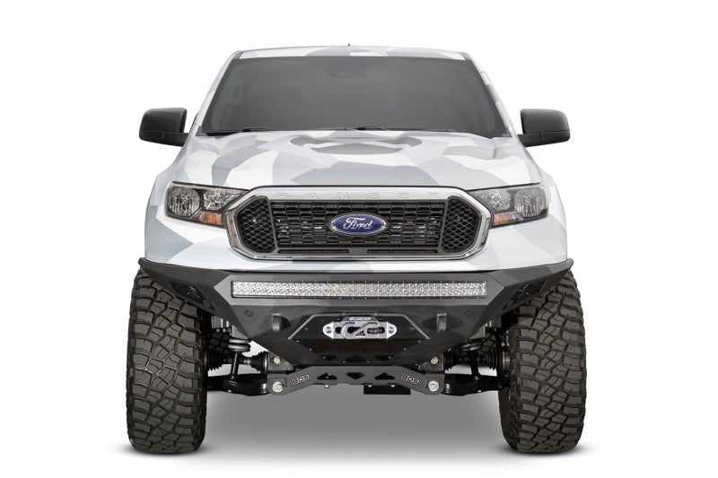 Addictive Desert Designs Stealth Fighter Front Bumper - 2019 - 2023 Ford Ranger Bumpers offroad accessory | Iron Ridge Offroad