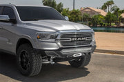 Addictive Desert Designs Stealth Fighter Front Bumper (FRONT): Fits RAM 1500 2019-2026 Bumpers, Grilles & Guards offroad accessory | Iron Ridge Offroad
