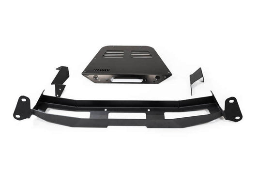 Addictive Desert Designs Stealth Fighter Winch Kit: Ram 1500 TRX (19-24) - Hammer Black/Satin Black Winches & Hitches offroad accessory | Iron Ridge Offroad