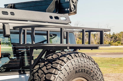 Advanced Accessory Concepts Spare Tire Cargo Carrier Mount - 2021+ Ford Bronco Exterior Styling offroad accessory | Iron Ridge Offroad