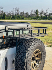 Advanced Accessory Concepts Spare Tire Cargo Carrier Mount - 2021+ Ford Bronco Exterior Styling offroad accessory | Iron Ridge Offroad