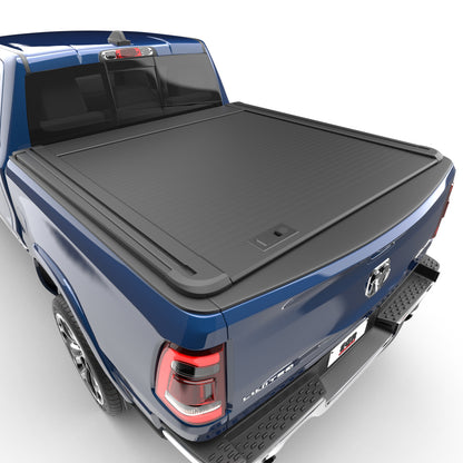 EGR RollTrac Manual Retractable Truck Bed Cover: Fits Most Ram 1500 Models (2019-2026) Short Box