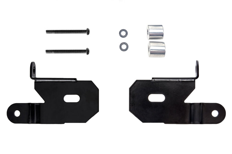 KC HiLiTES A-Pillar Light Mount Brackets (F&R): Jeep Wrangler JL 2018-26 / Gladiator JT 2020-24