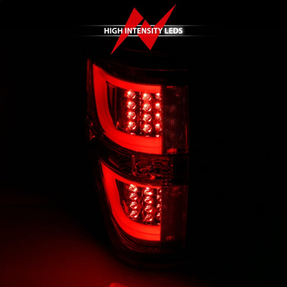 ANZO LED Taillight Assembly Black | Ford F-150 (09-13) (311257)