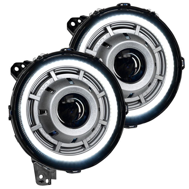 Oracle Lighting Bi-LED Projector Headlights: Jeep Wrangler (18-24) / Gladiator (20-24)