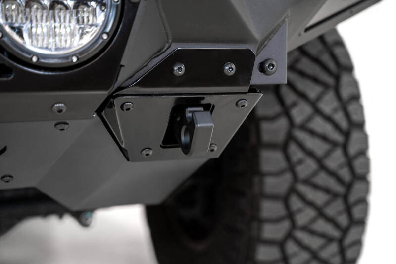 Addictive Desert Designs Bomber Front Bumper Rigid 6" Lights (FRONT): Fits RAM 2500/3500 2019-2026