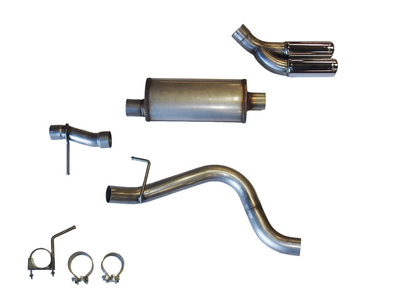 JBA 304SS Dual Side Rear Exit Cat-Back Exhaust | Ford Ranger (19-26) w/ 3-1/2in Tips (30-2545)