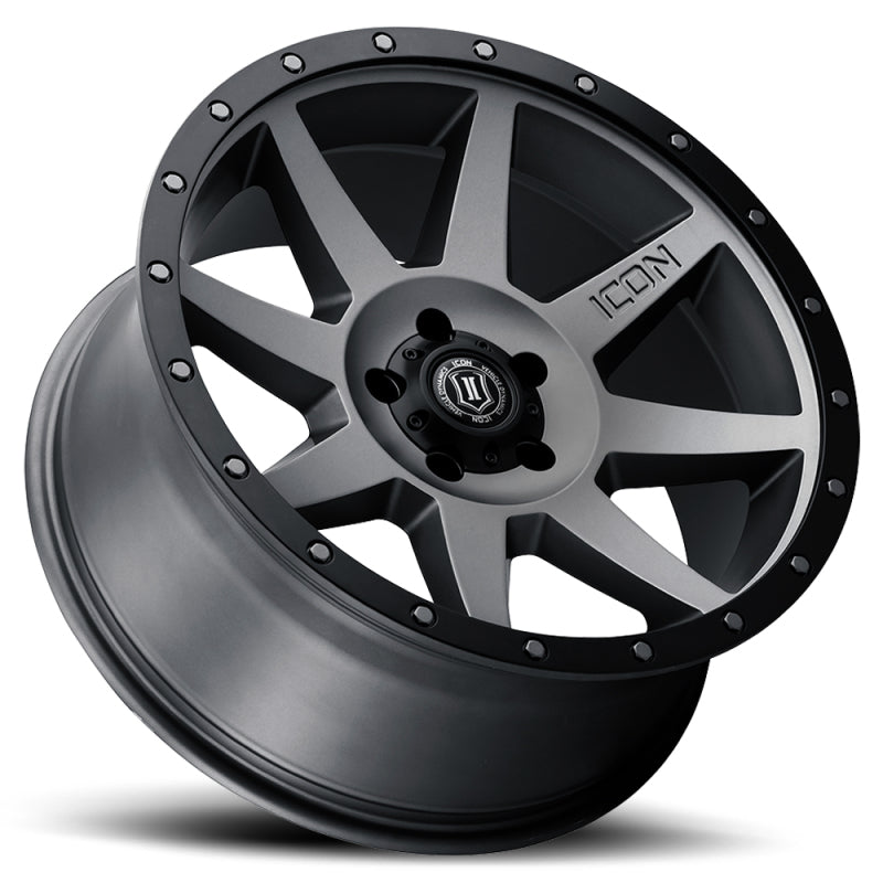 ICON 20x9 6x5.5 0mm Offset Titanium Wheel | Ford Bronco (21-26) (1820908350TT)