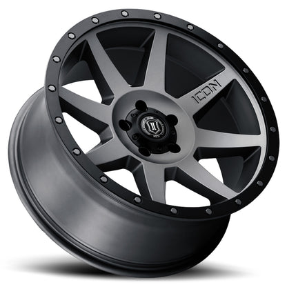 ICON 20x9 6x5.5 0mm Offset Titanium Wheel | Ford Bronco (21-26) (1820908350TT)