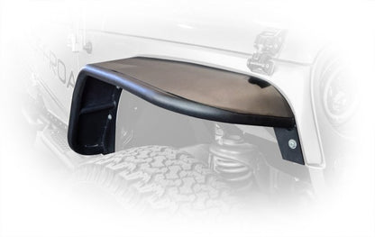 DV8 Offroad Flat Tube Fenders (FRONT AND REAR): Jeep Wrangler JK 2007-2018