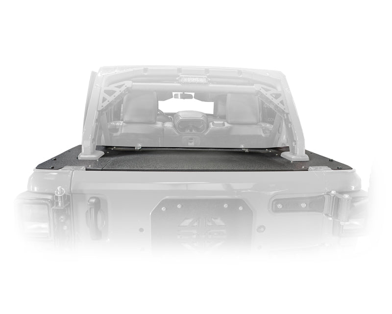 DV8 Offroad Rear Storage Cover: Jeep Wrangler (2018-2021)