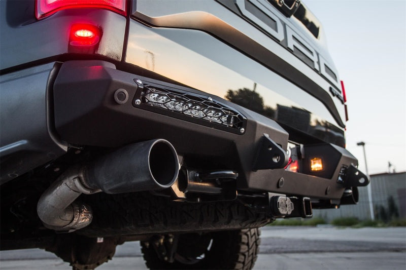 Addictive Desert Designs HoneyBadger Rear Bumper w/ 10in SR LED Mounts | Ford F-150 Raptor (17-20)