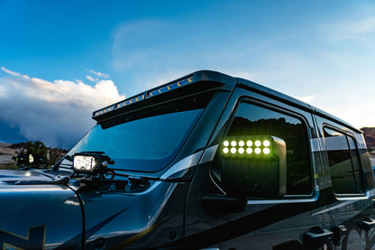 ORACLE Lighting Integrated Windshield LED Light Bar System: Jeep Wrangler / Gladiator (18-24)