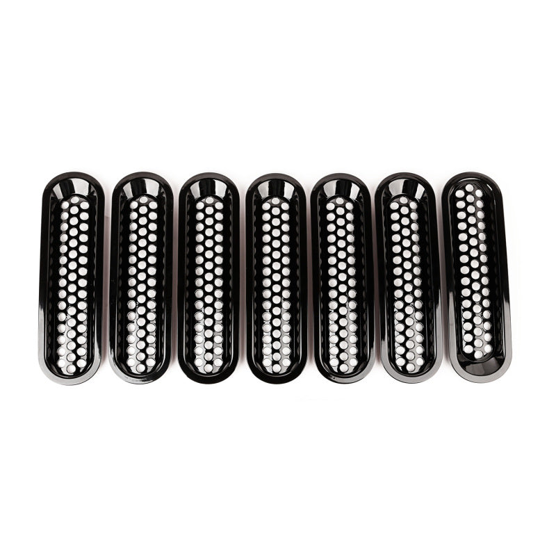 Rugged Ridge Perforated Mesh Grille Inserts | Jeep Wrangler JK (07-18) / JL (18-25) (11306.31)