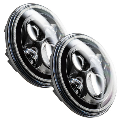 ORACLE Lighting High Powered ColorSHIFT 2.0 LED Headlights (FRONT): Jeep Wrangler (07-18) - Black