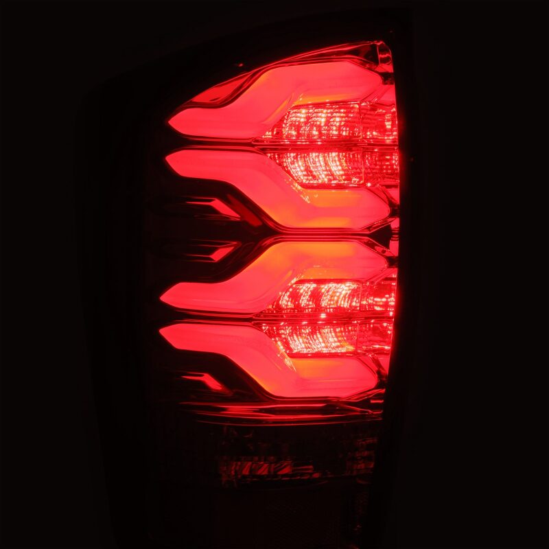 AlphaRex PRO-Series LED Tail Lights Jet Black | Toyota Tacoma (16-23) (680010)
