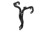 aFe 2022+ Ford Bronco Raptor BladeRunner 2 - 1/4in Aluminum Hot Charge Pipe Black Forced Induction offroad accessory | Iron Ridge Offroad