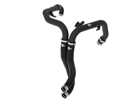 aFe 2022+ Ford Bronco Raptor BladeRunner 2 - 1/4in Aluminum Hot Charge Pipe Black Forced Induction offroad accessory | Iron Ridge Offroad