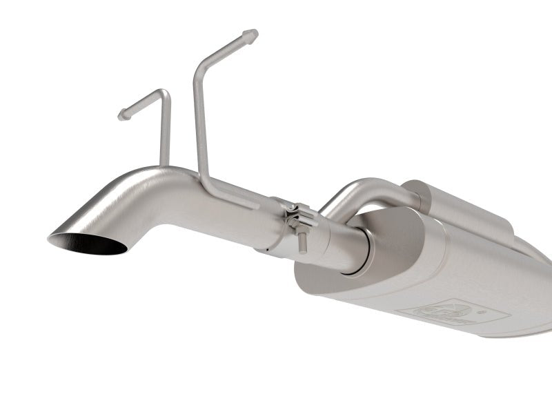 aFe 2024+ Ford Ranger L4 - 2.3L (t) Rock Basher 2.5in 409SS Cat - Back Exhaust Exhaust, Mufflers & Tips offroad accessory | Iron Ridge Offroad