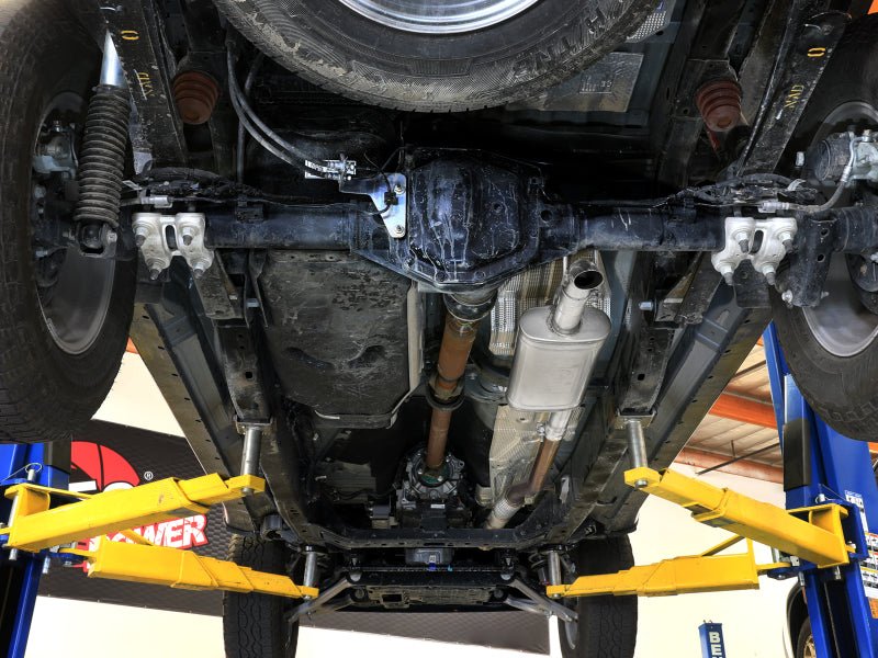 aFe 2024+ Ford Ranger L4 - 2.3L (t) Rock Basher 2.5in 409SS Cat - Back Exhaust Exhaust, Mufflers & Tips offroad accessory | Iron Ridge Offroad