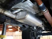 aFe 2024+ Ford Ranger L4 - 2.3L (t) Rock Basher 2.5in 409SS Cat - Back Exhaust Exhaust, Mufflers & Tips offroad accessory | Iron Ridge Offroad