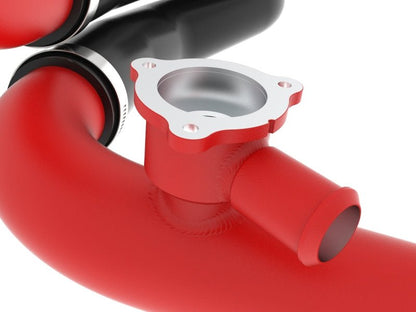 aFe 22 - 26 Ford Bronco Raptor 3.0L BladeRunner Aluminum Hot and Cold Charge Pipe Kit Red Forced Induction offroad accessory | Iron Ridge Offroad
