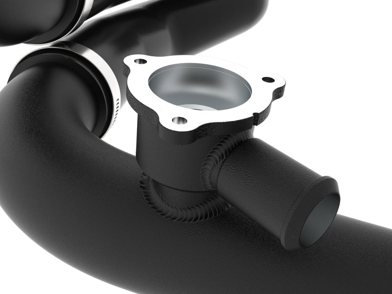 aFe 22 - 26 Ford Bronco Raptor V6 - 3.0L BladeRunner Aluminum Hot and Cold Charge Pipe Kit - Black Forced Induction offroad accessory | Iron Ridge Offroad