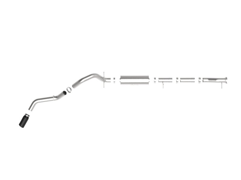 aFe 4in SS Cat-Back Exhaust | Chevrolet Silverado 2500HD / Silverado 3500HD / GMC Sierra 2500HD / Sierra 3500HD (20-24) (49-44122-B) Exhaust, Mufflers & Tips offroad accessory | Iron Ridge Offroad