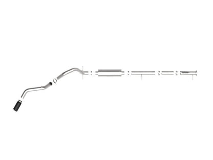 aFe 4in SS Cat-Back Exhaust | GM 2500/3500HD V8 6.6L L8T (20-21) (49-44123-B) Exhaust, Mufflers & Tips offroad accessory | Iron Ridge Offroad