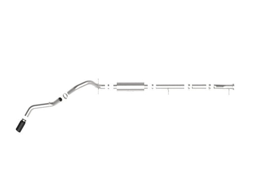 aFe 4in SS Cat-Back Exhaust | GM 2500/3500HD V8 6.6L L8T (20-21) (49-44123-B) Exhaust, Mufflers & Tips offroad accessory | Iron Ridge Offroad