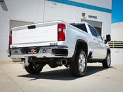 aFe 5in 409 SS DPF-Back Exhaust GM Trucks 20-24 V8-6.6L | Chevrolet Silverado 2500HD / 3500HD (20-26) (49-44125-P) Exhaust, Mufflers & Tips offroad accessory | Iron Ridge Offroad