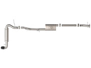 aFe Apollo GT 3in 409 SS Cat - Back Exhaust 2021 Ford Bronco L4 - 2.3L (t)/V6 - 2.7L (tt) w/ Black Tip Exhaust, Mufflers & Tips offroad accessory | Iron Ridge Offroad