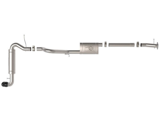 aFe Apollo GT 3in 409 SS Cat - Back Exhaust 2021 Ford Bronco L4 - 2.3L (t)/V6 - 2.7L (tt) w/ Black Tip Exhaust, Mufflers & Tips offroad accessory | Iron Ridge Offroad