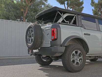 aFe Apollo GT 3in 409 SS Cat - Back Exhaust 2021 Ford Bronco L4 - 2.3L (t)/V6 - 2.7L (tt) w/ Black Tip Exhaust, Mufflers & Tips offroad accessory | Iron Ridge Offroad
