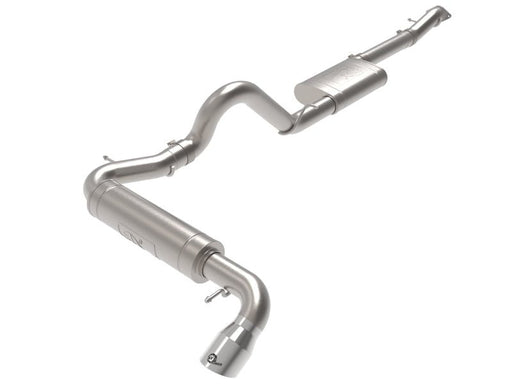 aFe Apollo GT 3in 409 SS Cat - Back Exhaust 2021 Ford Bronco L4 - 2.3L (t)/V6 - 2.7L (tt) w/ Polished Tips Exhaust, Mufflers & Tips offroad accessory | Iron Ridge Offroad