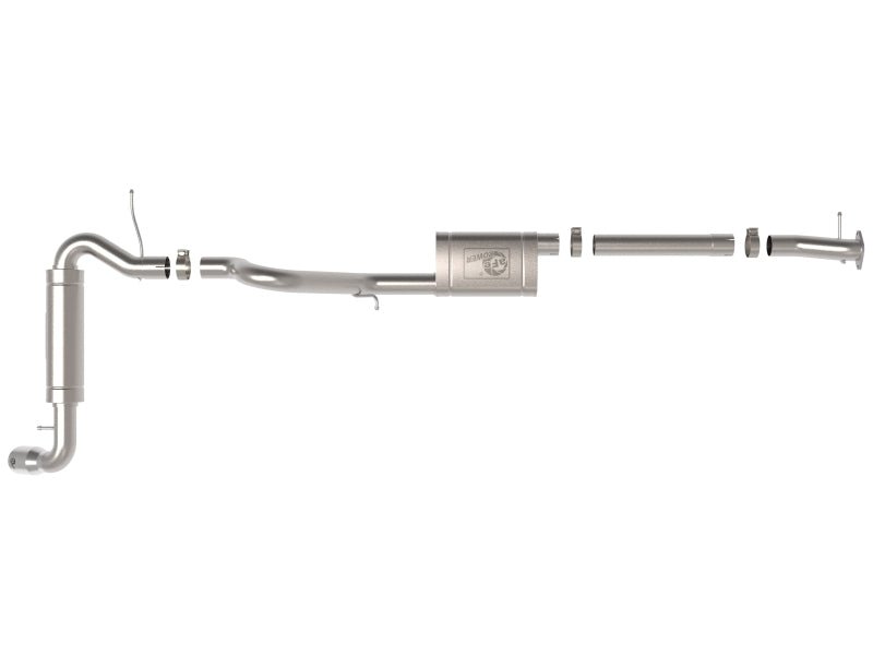 aFe Apollo GT 3in 409 SS Cat - Back Exhaust 2021 Ford Bronco L4 - 2.3L (t)/V6 - 2.7L (tt) w/ Polished Tips Exhaust, Mufflers & Tips offroad accessory | Iron Ridge Offroad