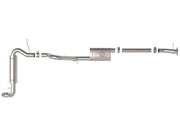 aFe Apollo GT 3in 409 SS Cat - Back Exhaust 2021 Ford Bronco L4 - 2.3L (t)/V6 - 2.7L (tt) w/ Polished Tips Exhaust, Mufflers & Tips offroad accessory | Iron Ridge Offroad