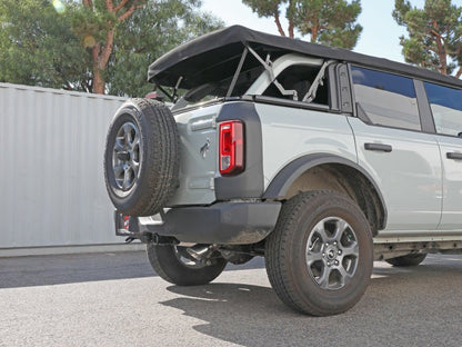 aFe Apollo GT 3in 409 SS Cat - Back Exhaust 2021 Ford Bronco L4 - 2.3L (t)/V6 - 2.7L (tt) w/ Polished Tips Exhaust, Mufflers & Tips offroad accessory | Iron Ridge Offroad