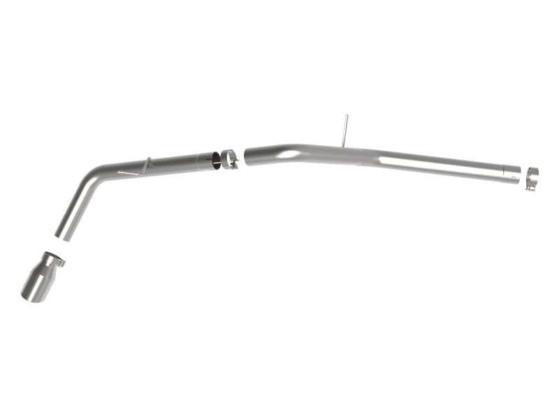 aFe Apollo GT Series 3in 409 SS Axle - Back Exhaust 2019 Ford Ranger 2.3L w/ Polished Tips Exhaust, Mufflers & Tips offroad accessory | Iron Ridge Offroad