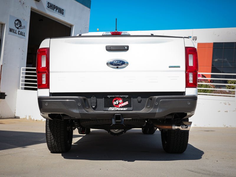 aFe Apollo GT Series 3in 409 SS Axle - Back Exhaust 2019 Ford Ranger 2.3L w/ Polished Tips Exhaust, Mufflers & Tips offroad accessory | Iron Ridge Offroad