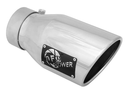aFe Apollo GT Series 3in 409 SS Axle - Back Exhaust 2019 Ford Ranger 2.3L w/ Polished Tips Exhaust, Mufflers & Tips offroad accessory | Iron Ridge Offroad