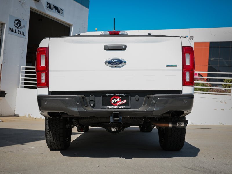 aFe Apollo GT Series 3in 409 SS Cat - Back Exhaust 19 - 20 Ford Ranger 2.3L w/ Black Tips Exhaust, Mufflers & Tips offroad accessory | Iron Ridge Offroad