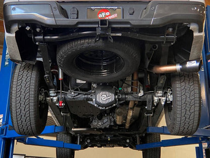 aFe Apollo GT Series 3in 409 SS Cat - Back Exhaust 19 - 20 Ford Ranger 2.3L w/ Black Tips Exhaust, Mufflers & Tips offroad accessory | Iron Ridge Offroad