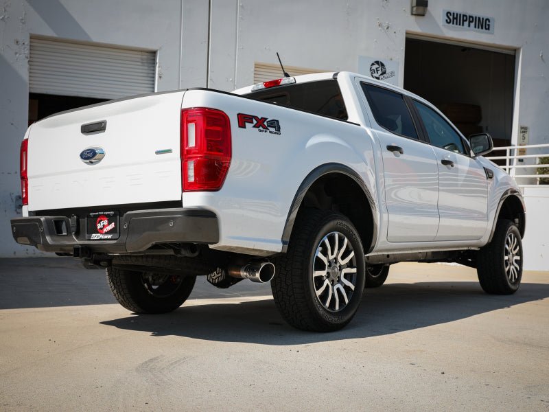 aFe Apollo GT Series 3in 409 SS Cat - Back Exhaust 19 - 20 Ford Ranger 2.3L w/ Polished Tips Exhaust, Mufflers & Tips offroad accessory | Iron Ridge Offroad
