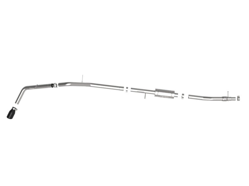 aFe Apollo GT Series 3in 409 SS Cat - Back Exhaust 2019 Ford Ranger 2.3L w/ Black Tips Exhaust, Mufflers & Tips offroad accessory | Iron Ridge Offroad