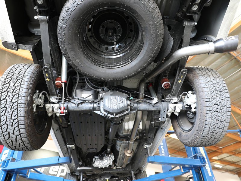 aFe Apollo GT Series 3in 409 SS Cat - Back Exhaust 2019 Ford Ranger 2.3L w/ Polished Tips Exhaust, Mufflers & Tips offroad accessory | Iron Ridge Offroad