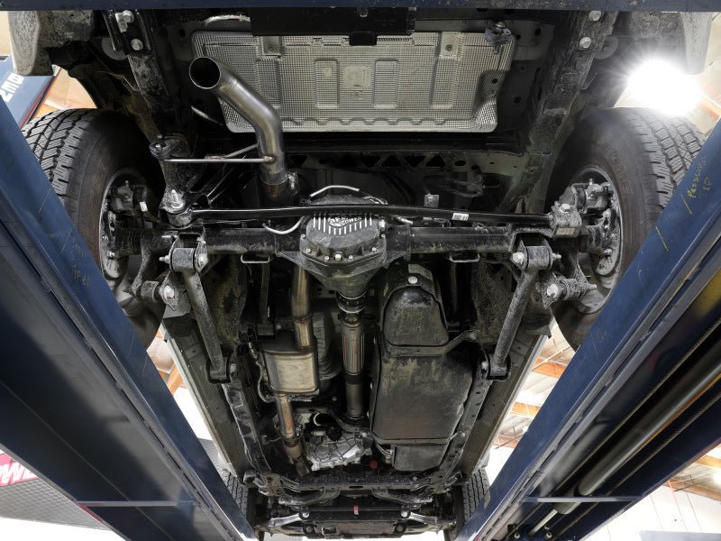 aFe Apollo GT Series 3in 409SS Cat - Back Ford Bronco 2021 L4 2.3L/V6 2.7L - Polished Exhaust, Mufflers & Tips offroad accessory | Iron Ridge Offroad