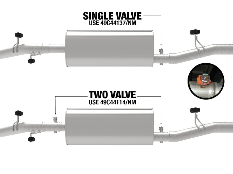 aFe Apollo GT Series 409 SS Muffler Delete Pipe | Silverado 1500 (20-21,23-24) (49C44137NM) Exhaust, Mufflers & Tips offroad accessory | Iron Ridge Offroad