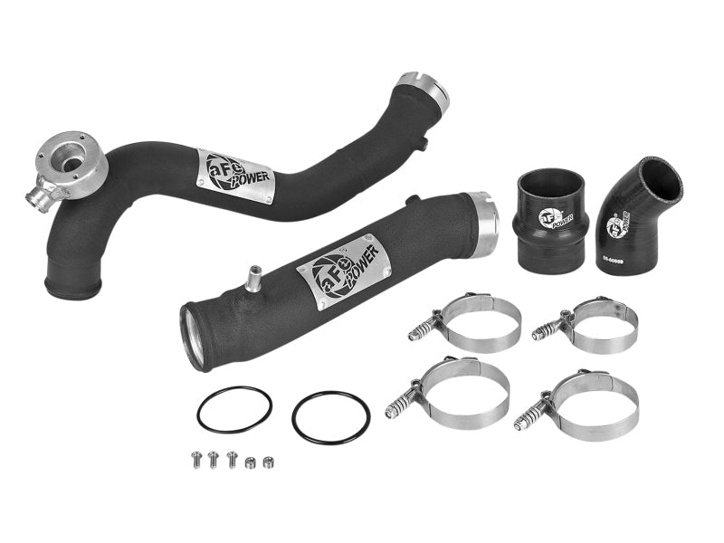aFe BladeRunner 3in Alum Hot and Cold Intercooler Tube Kit 19 - 23 Ford Ranger 2.3L (t) Forced Induction offroad accessory | Iron Ridge Offroad
